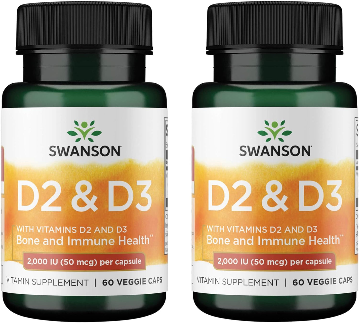 Swanson D2 y D3-2,000 UI - Suplemento de salud dental y ósea - Ofre...