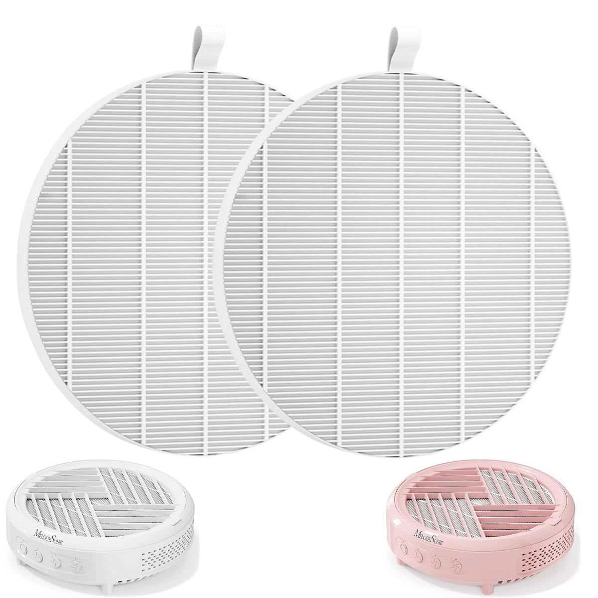 MelodySusie Paquete de 2 filtros para colector de polvo de uñas HPr...