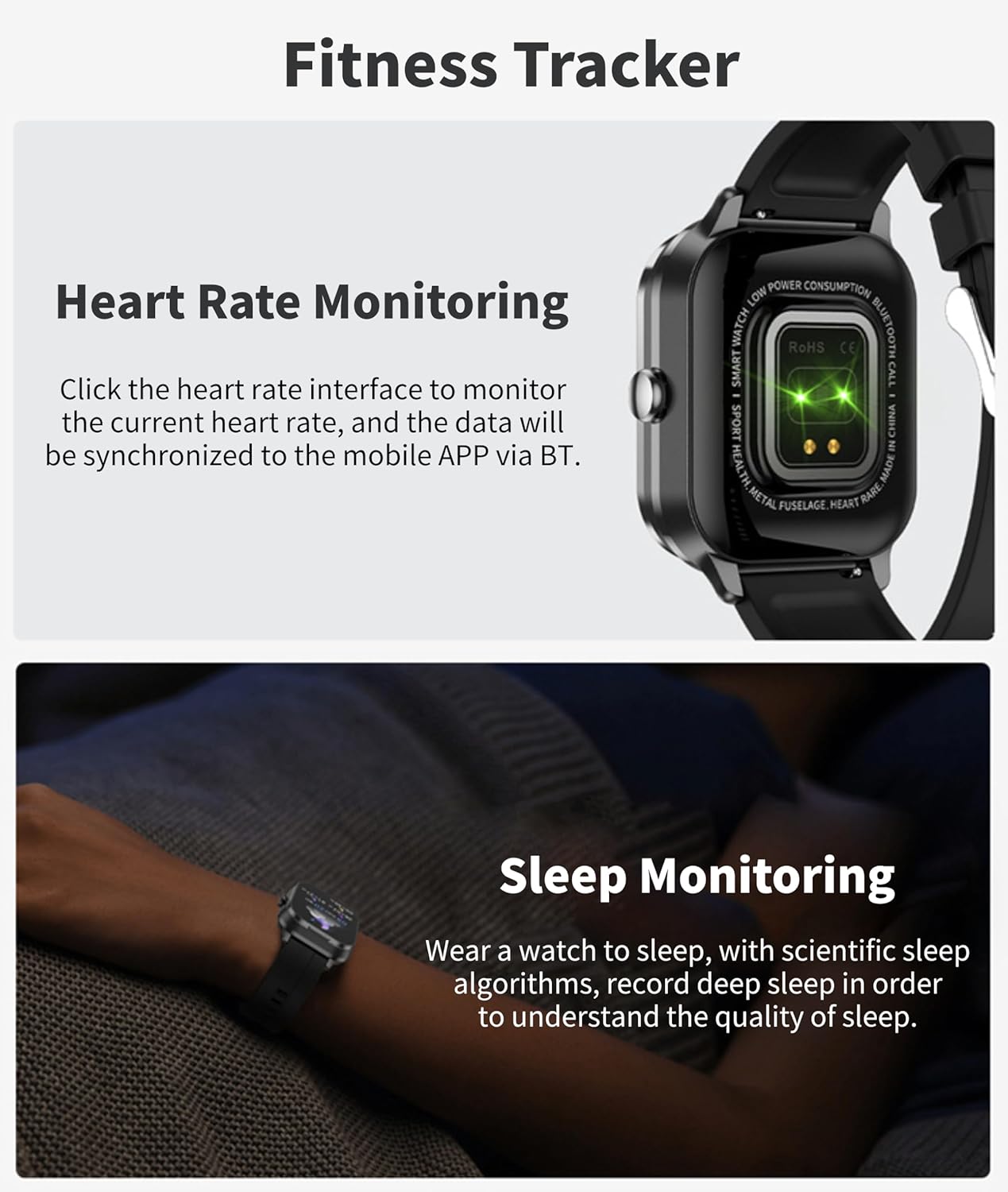Diyeeni D8 Pro - Reloj inteligente con auriculares para hombres y m...