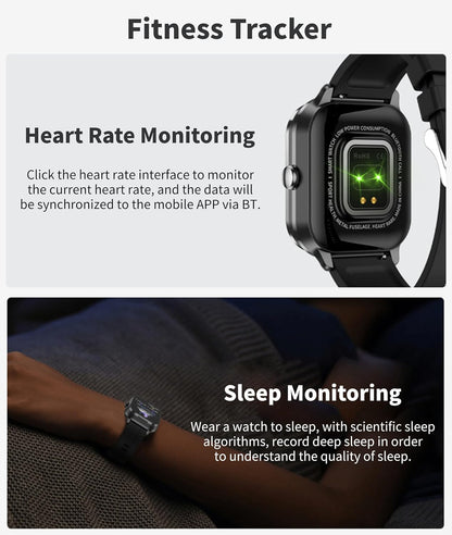 Diyeeni D8 Pro - Reloj inteligente con auriculares para hombres y m...