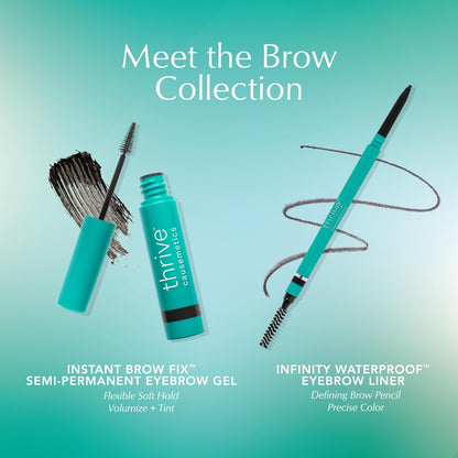 Thrive Causemetics Instant Brow Fix Gel semipermanente para cejas,...