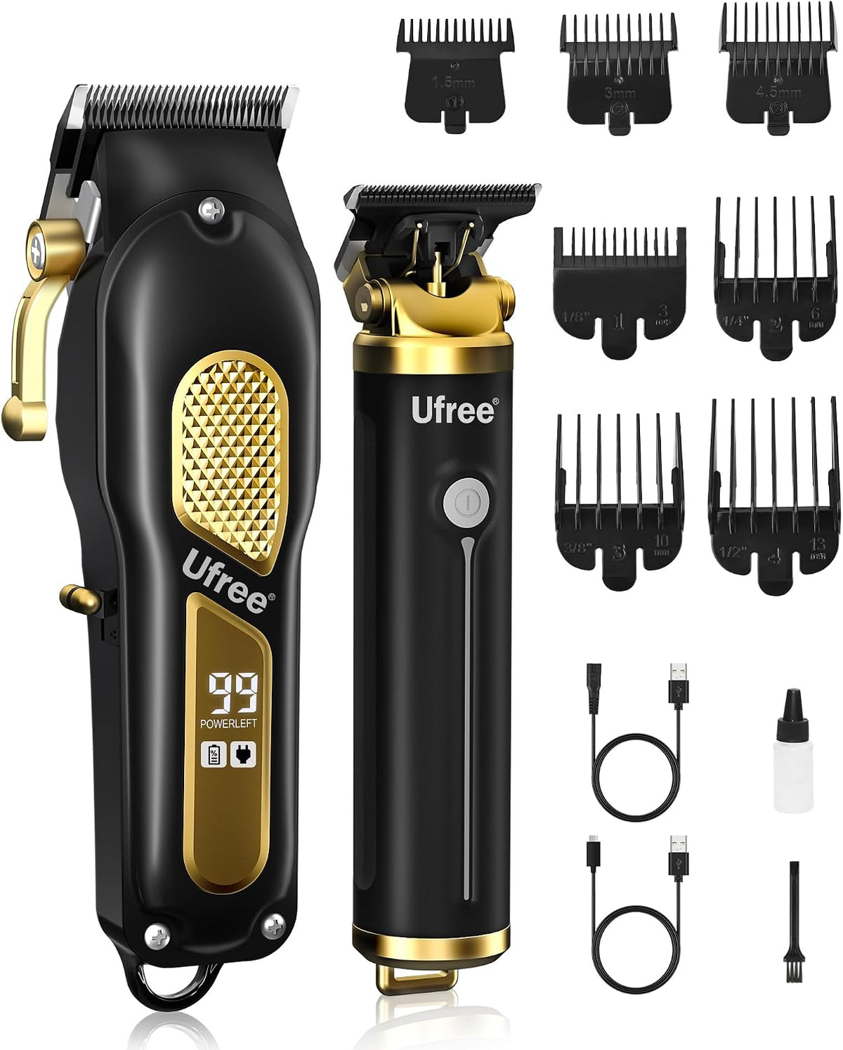 Ufree Maquinilla de afeitar eléctrica para hombres, recortadora de...