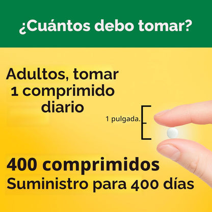 Nature Made Vitamina D3 2000 UI (50 mcg), suplemento de vitamina D...
