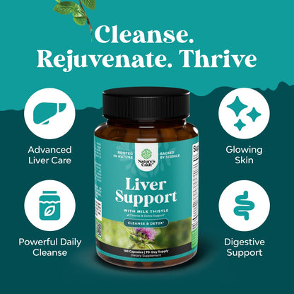 Natures Craft Liver Cleanse Detox &amp; Repair 180 cápsulas - Suple...