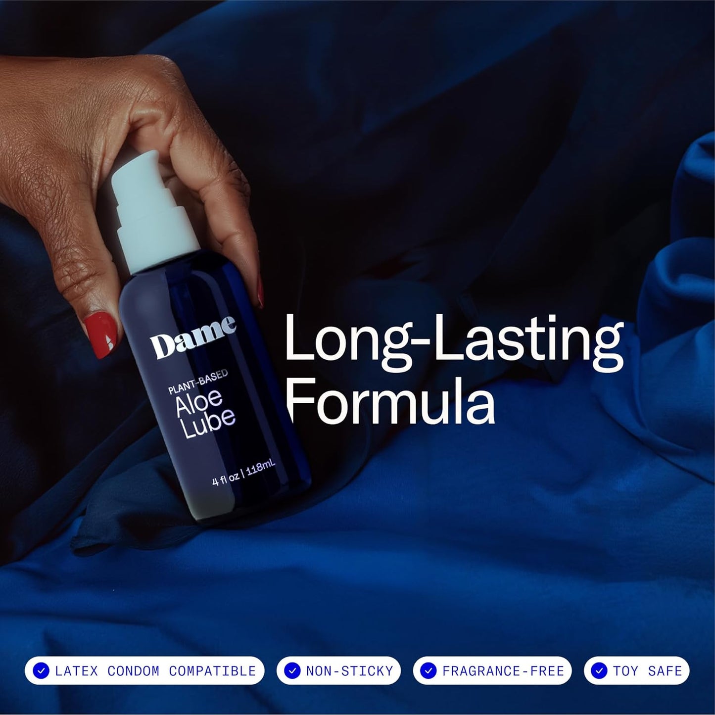 Dame Products Lubricante personal a base de agua para mujeres, homb...