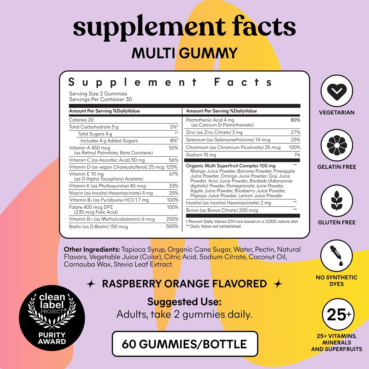 Lemme Gomitas multivitamínicas para mujer, apoyo nutricional diario...