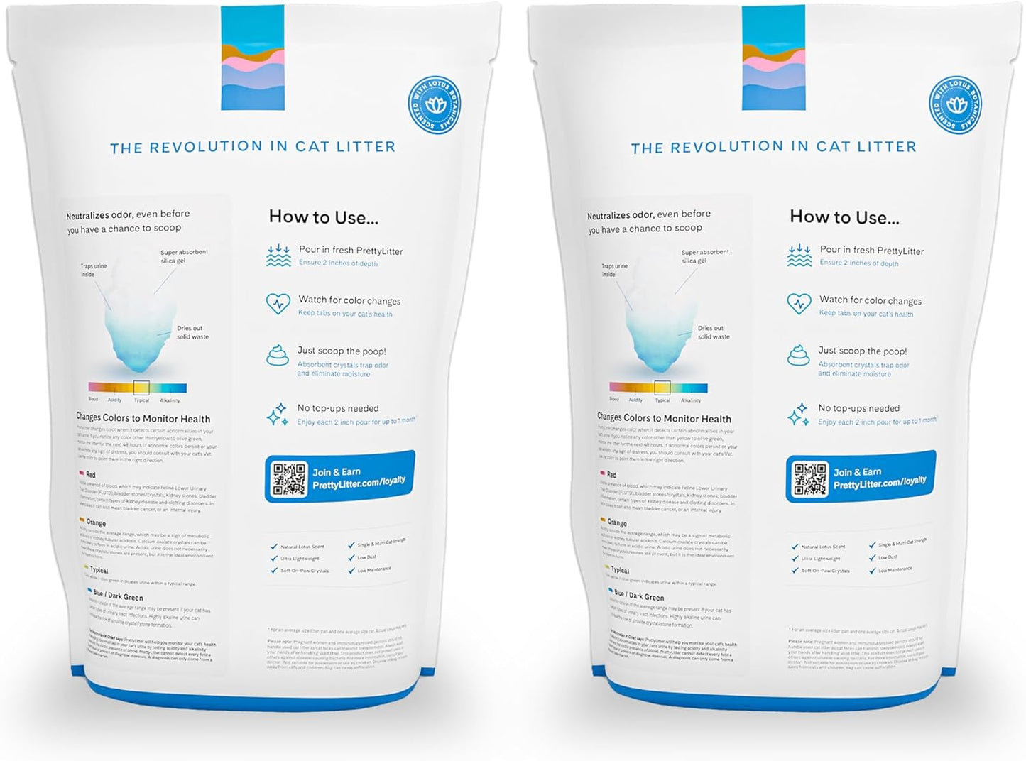 PrettyLitter Arena para gatos con monitoreo de salud (flor de loto,...