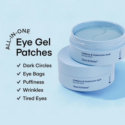 TEREZ &amp; HONOR Parches para debajo de los ojos para ojeras con c...