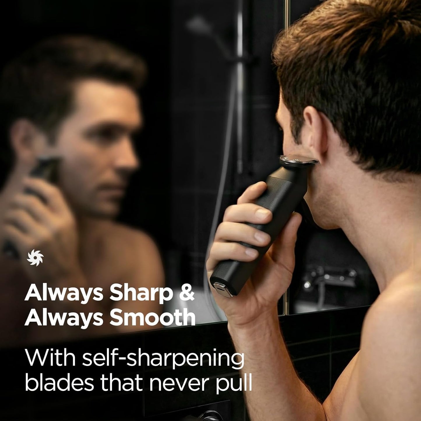 Yineel HC600 - Cortadora de barba para hombres, kit de aseo inalámbrico todo en uno, maquinilla de afeitar eléctrica impermeable y cortadora de pelo para cara, bigote, cuerpo, nariz, corte de pelo