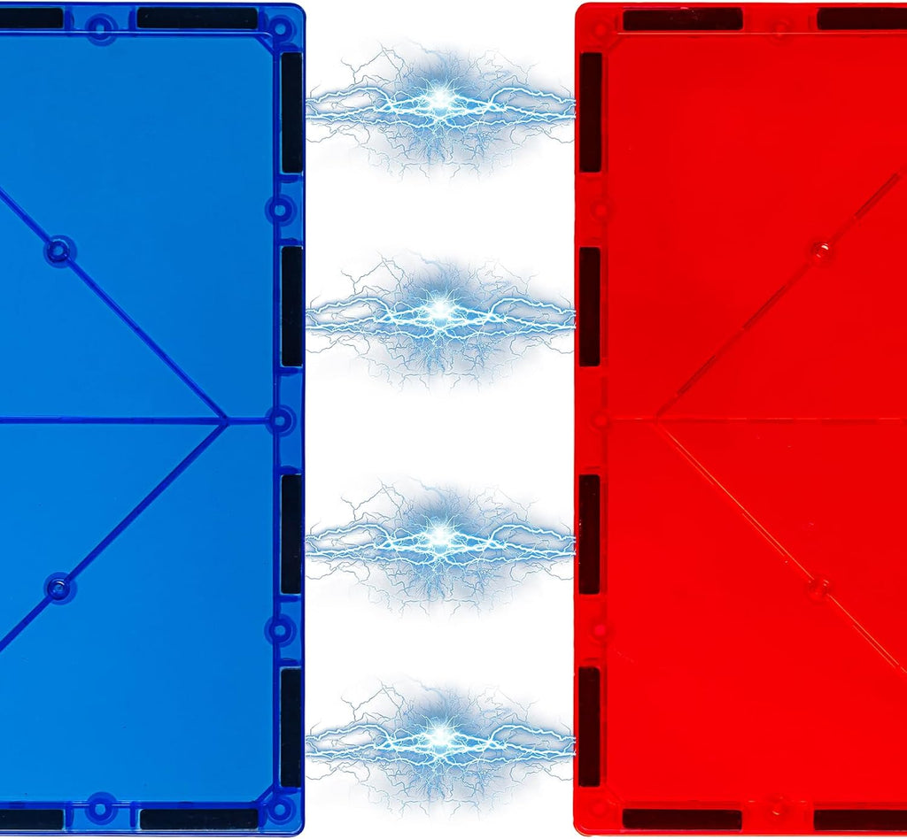 Gemmicc 6 piezas de azulejos magnéticos grandes, placas base magnét...