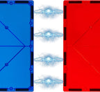 Gemmicc 6 piezas de azulejos magnéticos grandes, placas base magnét...