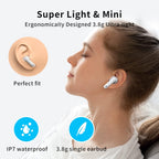 Auriculares inalámbricos A40 Pro, auriculares Bluetooth de 50 horas de reproducción, micrófono integrado con cancelación de ruido con funda de carga, auriculares Bluetooth con sonido estéreo
