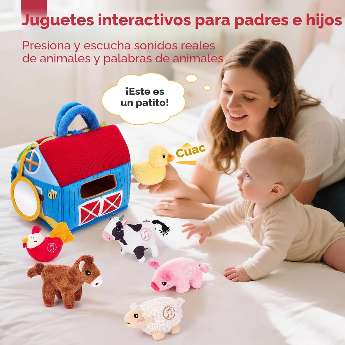 hahaland Juguetes para bebés de 6 a 12 meses \u2013 Granero sorpres...