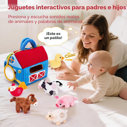 hahaland Juguetes para bebés de 6 a 12 meses \u2013 Granero sorpres...