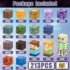 AIDYVOI 213 piezas de bloques magnéticos, juego de juguetes de cons...