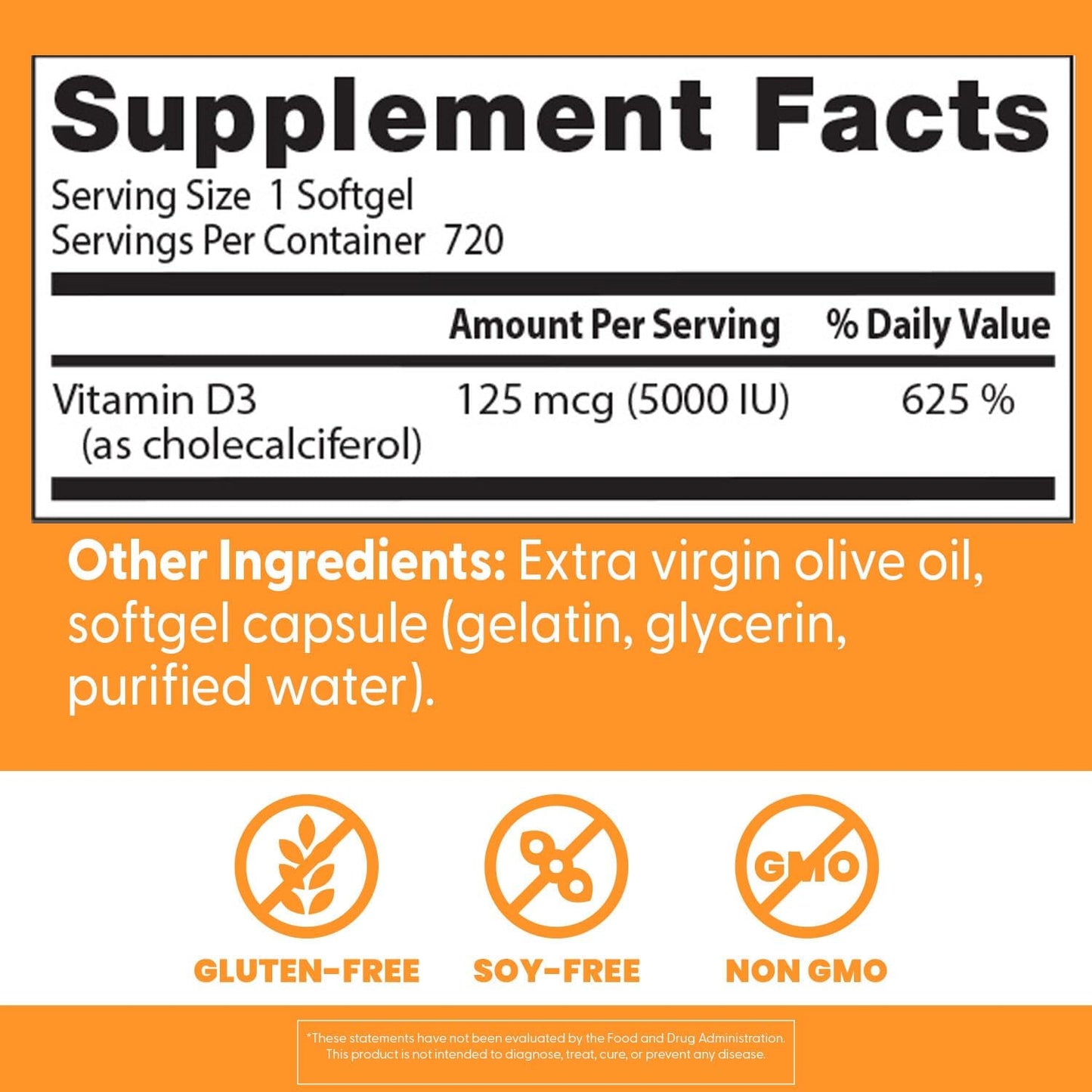 Doctor'S Best Vitamina D3, cápsula 5, 000 Iu para huesos saluda...