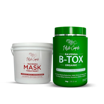 I Belli Capelli Ravenna B-tox Organic Kit - Tratamiento B-tox para...