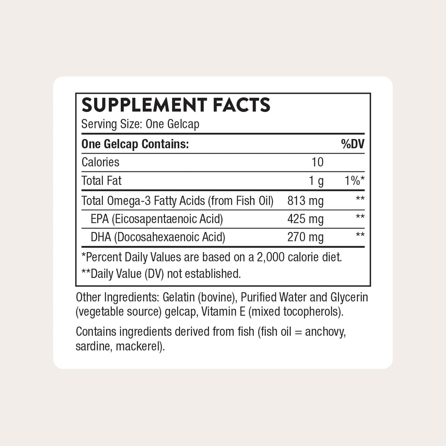 THORNE - Super EPA - Ácidos grasos Omega-3 EPA 425mg &amp; DHA 270m...