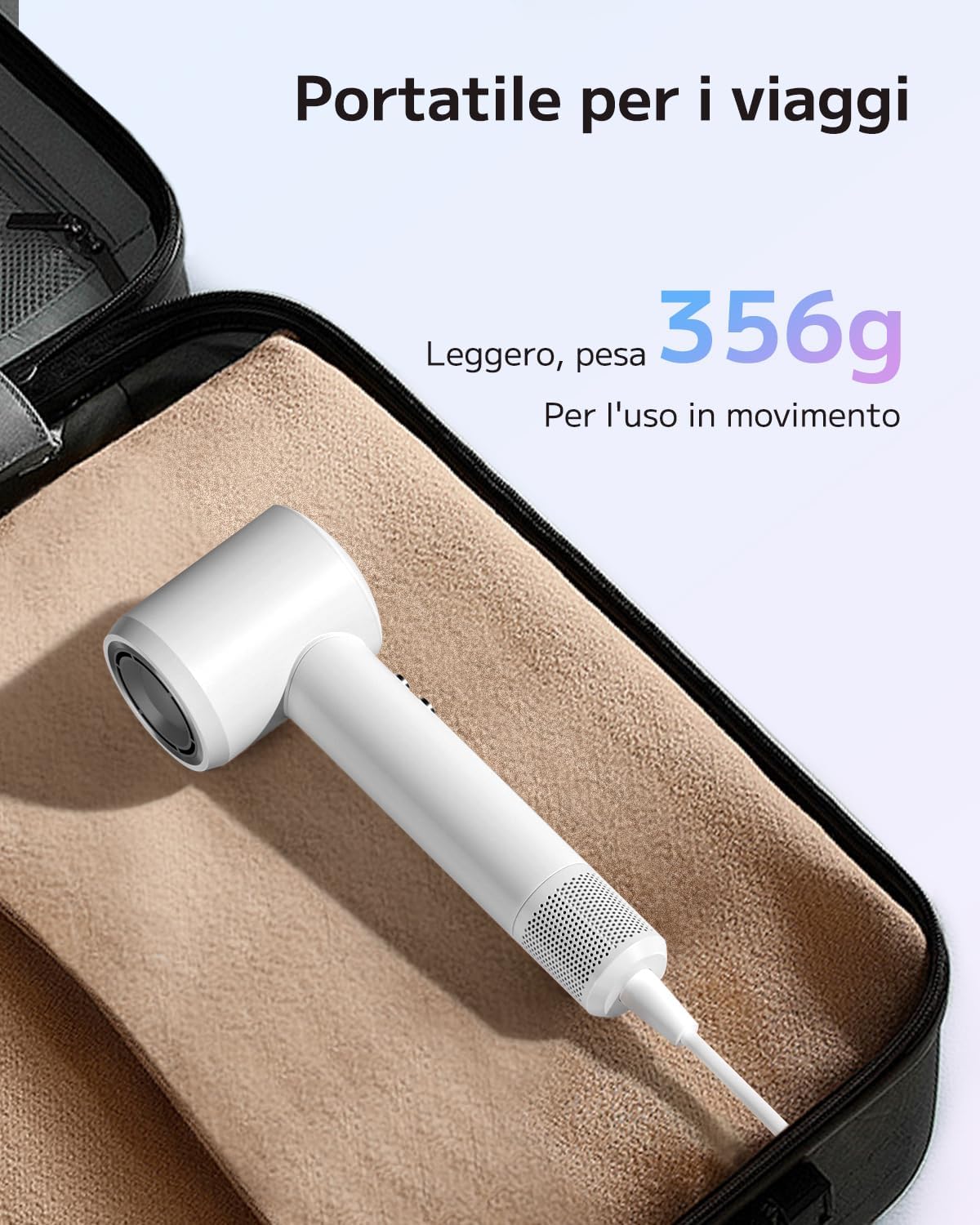 Secador de pelo, secador de pelo iónico de alta velocidad para seca...