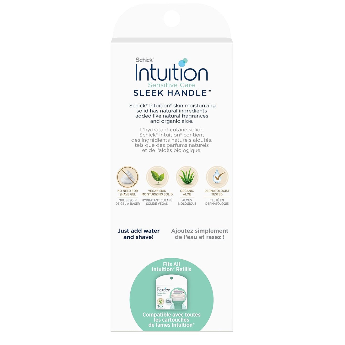 Maquinillas de afeitar Schick Intuition Sleek para mujeres con piel...