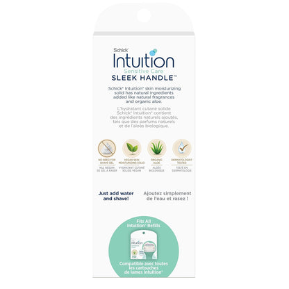 Maquinillas de afeitar Schick Intuition Sleek para mujeres con piel...
