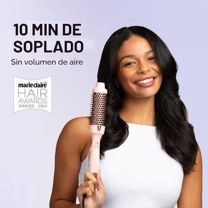 Wavytalk Cepillo térmico, cepillo redondo iónico de 1.5 pulgadas Bl...