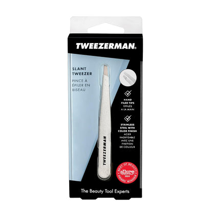 Tweezerman - Pinza inclinada exclusiva Moon Dust, pinzas para depil...