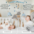 Narwhal - Móvil para cuna de bebé para decoración de guardería con...