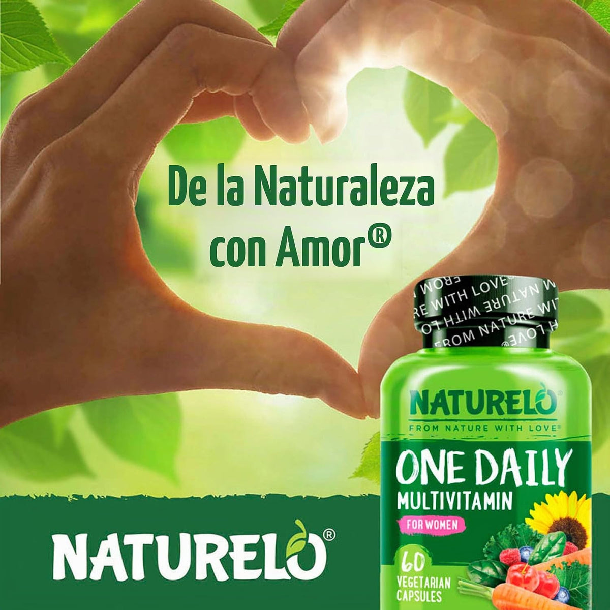 Naturelo Multivitamina de un día para mujeres, 1 | Apoyo energético...