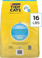 Purina Tidy Cats Arena Aglomerante para Múltiples Gatos, Glade Clea...