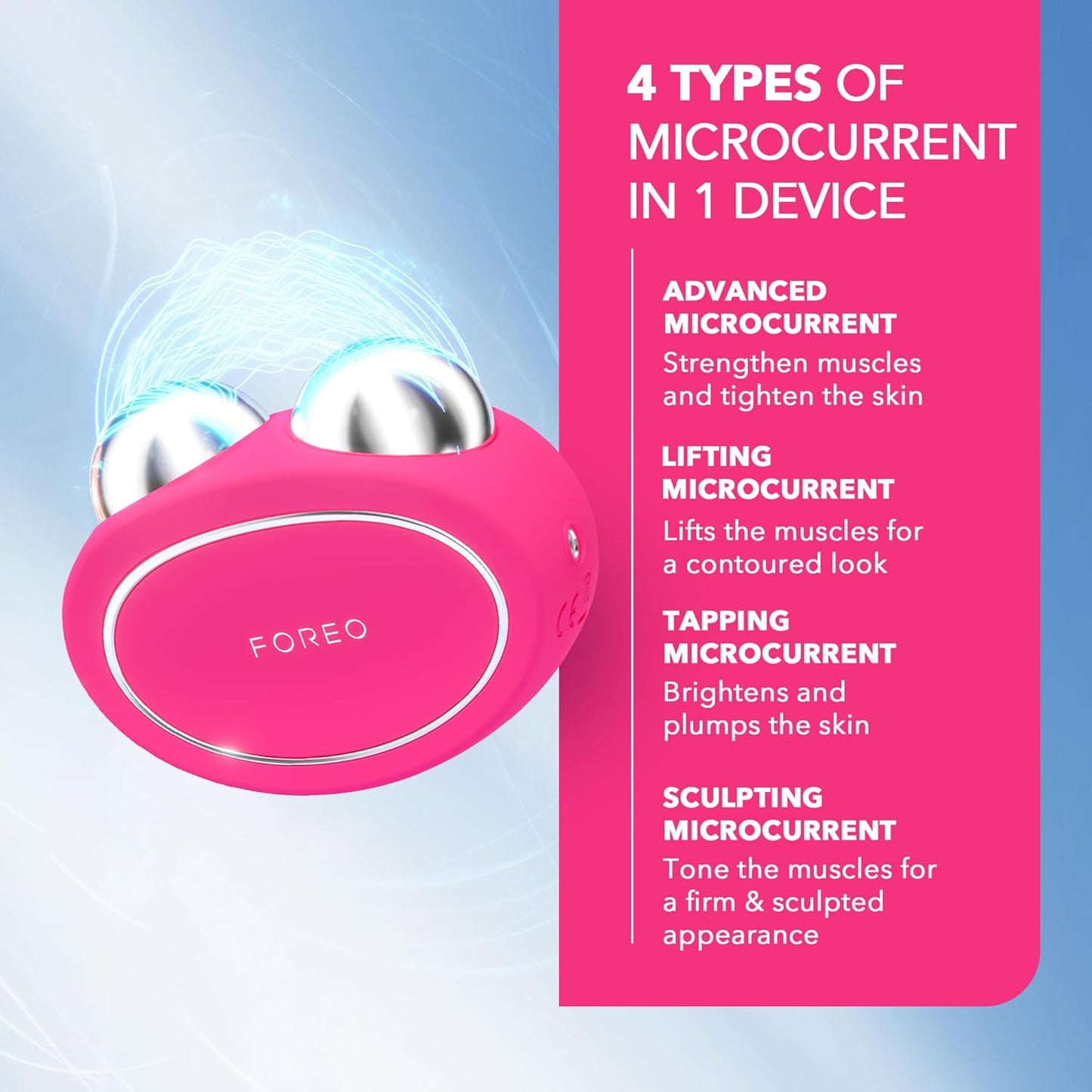 FOREO Bear 2 Dispositivo facial de microcorriente de tonificación a...