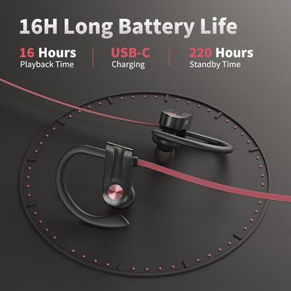JOYWISE - Auriculares inalámbricos Bluetooth 5.3 con 16 horas de re...