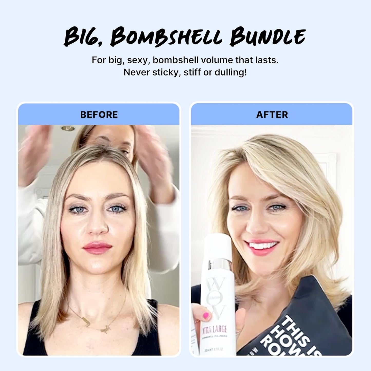 COLOR WOW Xtra Large Bombshell Volumizer - Nueva tecnología sin alc...