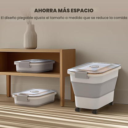 DDMOMMY Contenedor de almacenamiento de alimentos para perros de 20...