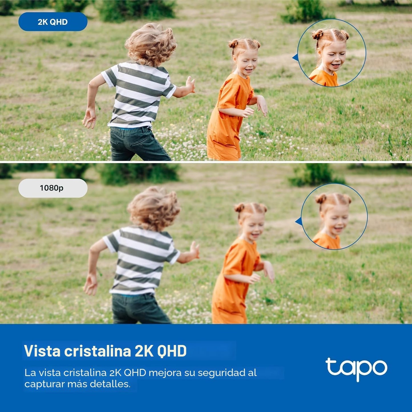 Tapo by TP-Link - Cámara de seguridad 2K QHD para interior\/exterio...