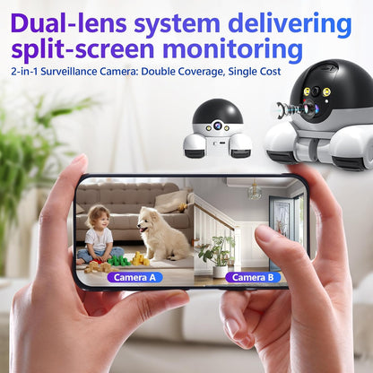 Blinky Bot Camera, Mobile Patrol Robot Camera, Wi-Fi Connected Remo...