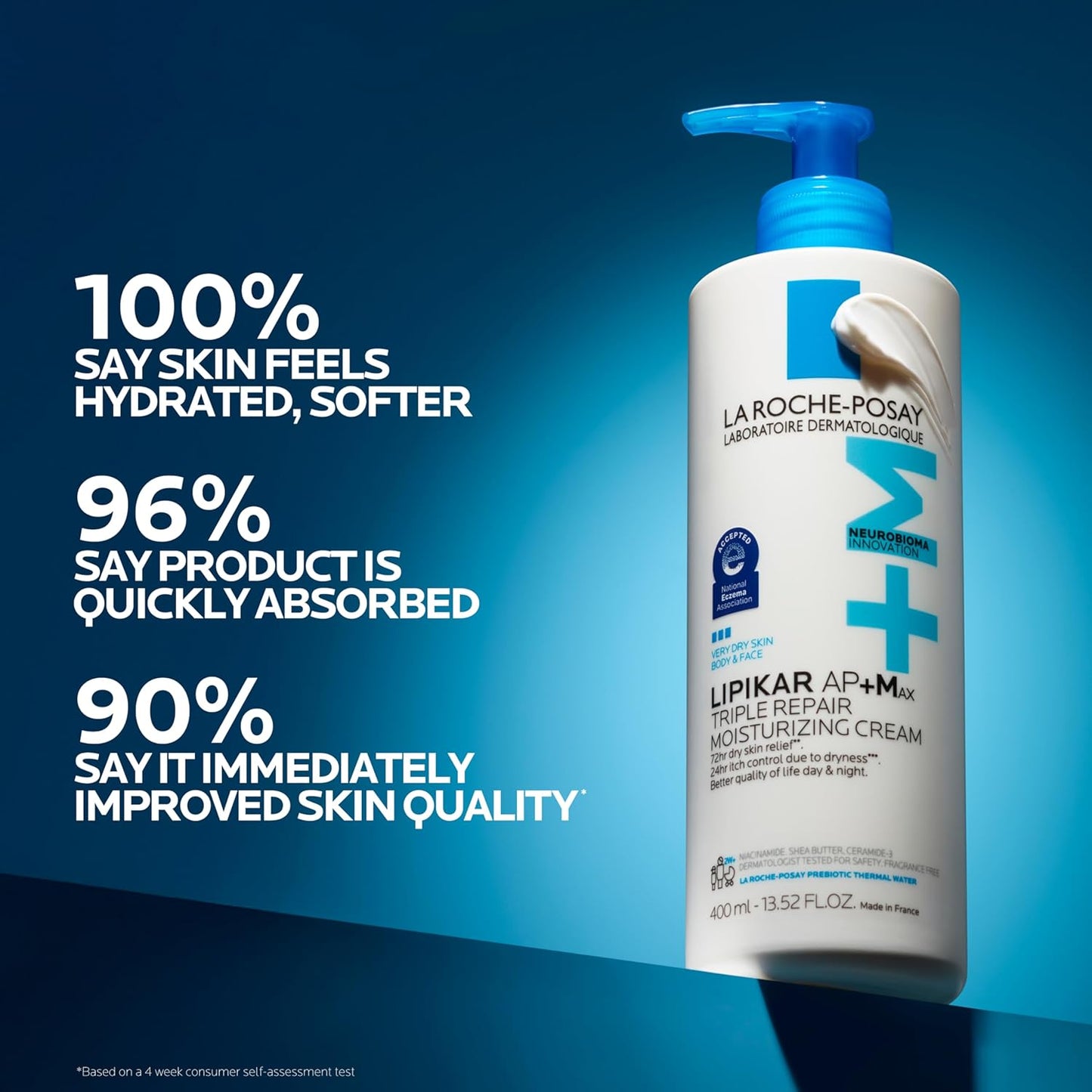 La Roche-Posay Lipikar AP+ - Crema hidratante triple reparadora, lo...