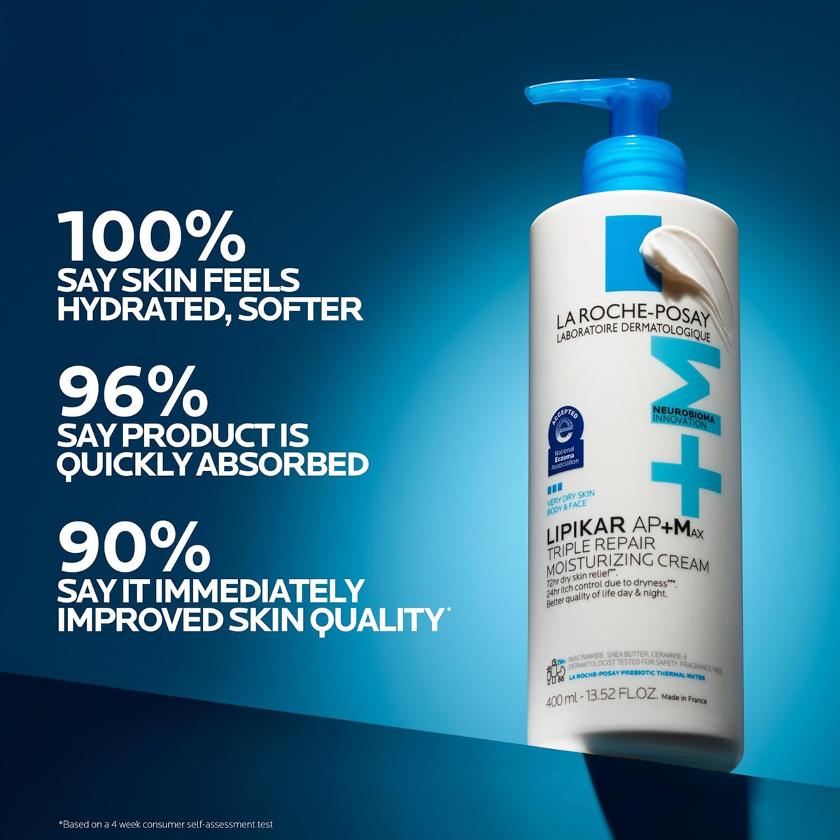 La Roche-Posay Lipikar AP+ - Crema hidratante triple reparadora, lo...