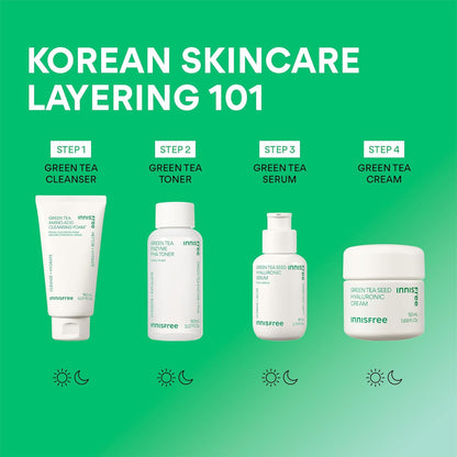 innisfree Green Tea Seed Hydrating Serum with Hyaluronic Acid &amp;...