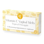 Femallay Derretimiento vaginal orgánico de vitamina E - Piña tropic...