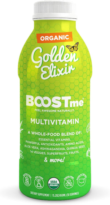 BoostMe Golden Elixir Multivitamínico líquido \u2013 Vitaminas diar...