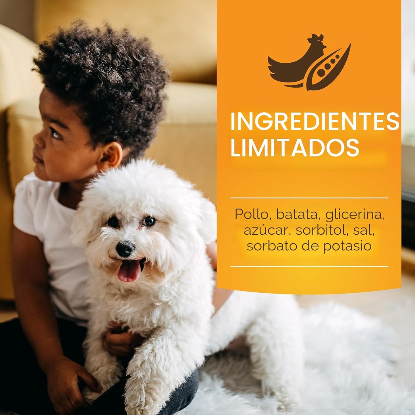 Pur Luv - Golosinas para perros envueltas en batata dulce, sin piel...