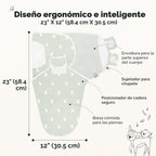 Paquete de 3 sacos de dormir orgánicos para bebés - Mantas envolven...