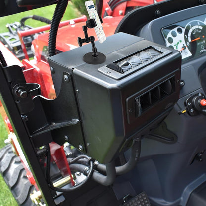 Soporte magnético para teléfono, soporte de teléfono resistente para camión, tractor, montacargas, barcos, vehículos de motor, compatible con iPhone/Nexus/Smartphone, brazo ajustable de 360° y base magnética de 3.46 pulgadas