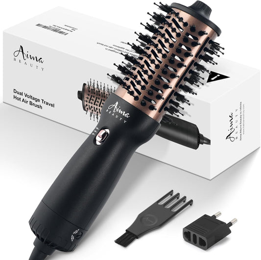 Aima Beauty 4 en 1 Cepillo de Aire Caliente para Viajes Mundiales d...