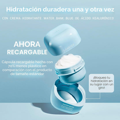 LANEIGE Crema Hidratante Water Bank Azul con Ácido Hialurónico: Cre...