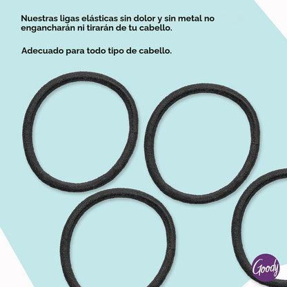 Goody Ouchless - Bandas elásticas para el cabello, sin tirones, no...