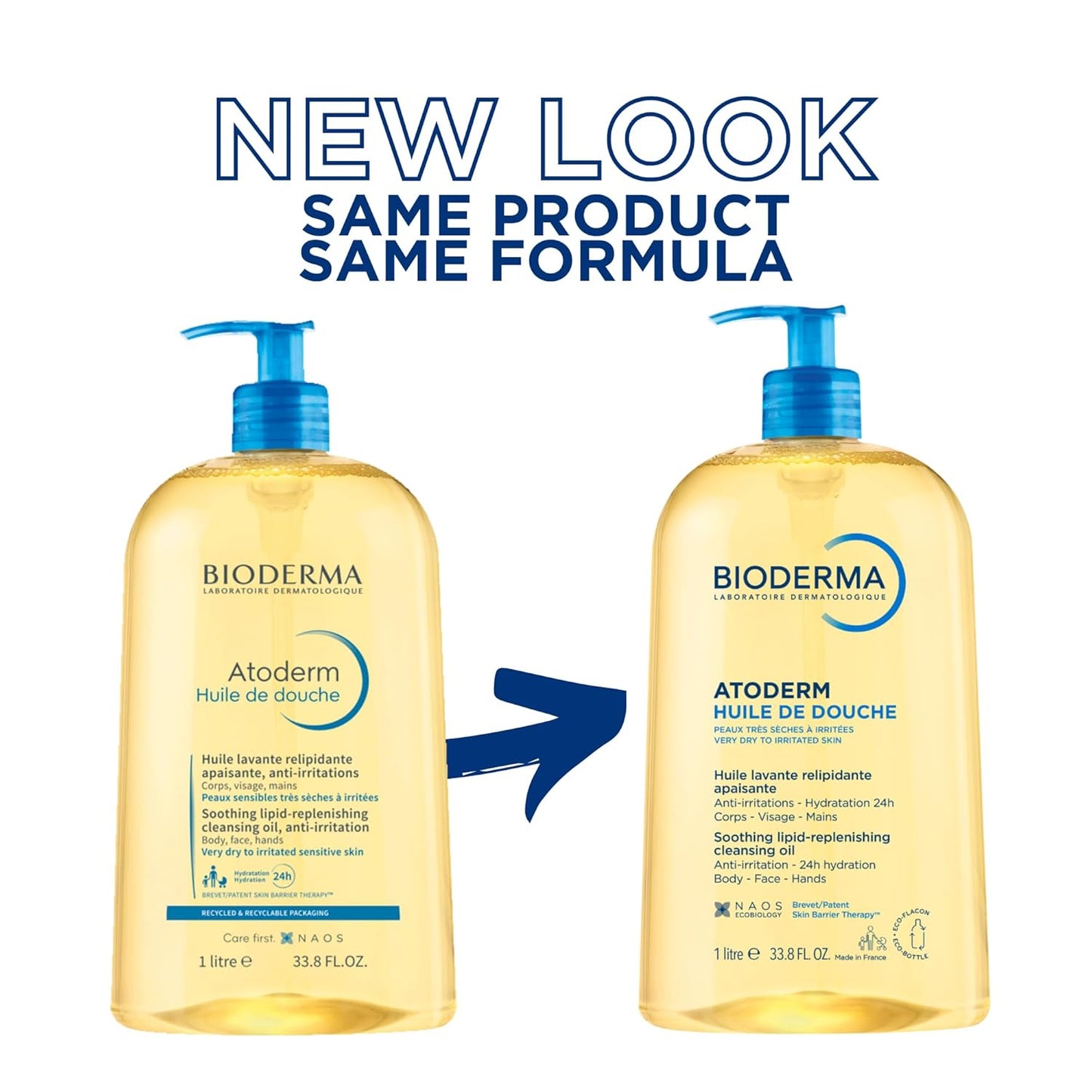 Bioderma Toderm Shower oil - Ultra-nourishing cleansing oil for dry...