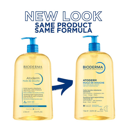 Bioderma Toderm Shower oil - Ultra-nourishing cleansing oil for dry...