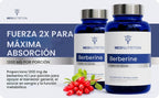 Meo Nutrition Suplemento de berberina de 1200 mg HCI - 60 cápsulas,...